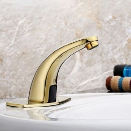 Copper Smart Infrared Sensor Basin Faucet For Bathroom