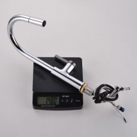 Single Lever Kitchen Mixer With Pull-Out Nozzle Black/Chrome