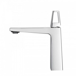 Copper Single Handle Basin Mixer Black/Chrome/Black+Red