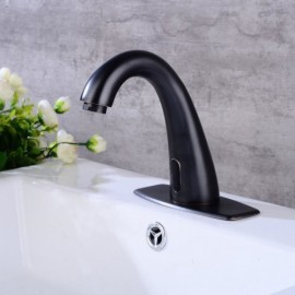 Retro Orb Color Infrared Sensor Basin Faucet For Bathroom