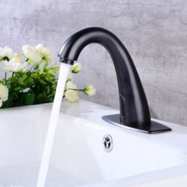 Retro Orb Color Infrared Sensor Basin Faucet For Bathroom