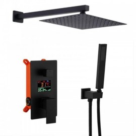 Dual-Function Recessed Led Shower Faucet For Bathroom 3 Colors