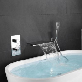 Classic Modern Bathtub Faucet Black/Chrome/Brushed Gold