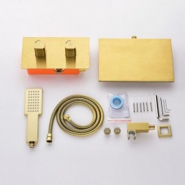 Classic Modern Bathtub Faucet Black/Chrome/Brushed Gold