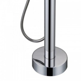 Dual Function Floor Mount Tub Faucet Black/Chrome/Brushed Gold