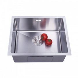 Modern Simple Stainless Steel Sink With Steel Drain For Kitchen