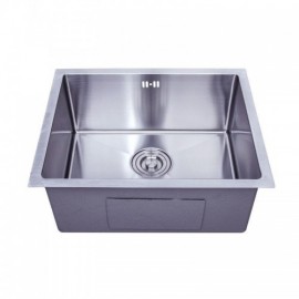 Modern Simple Stainless Steel Sink With Steel Drain For Kitchen
