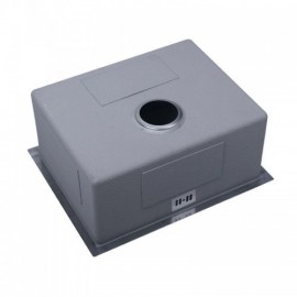 Modern Simple Stainless Steel Sink With Steel Drain For Kitchen