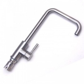 Single Sink In 304 Stainless Steel With Steel Drain Soap Dispenser Optional Faucet