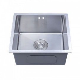 Sus 304 Stainless Steel Sink Single Bowl With Steel Drain For Kitchen Faucet Optional
