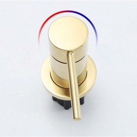 Modern Brushed Gold Single Handle Basin Faucet