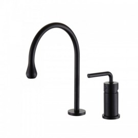 Modern Copper Brushed Gold/Black/Chrome Basin Faucet For Bathroom