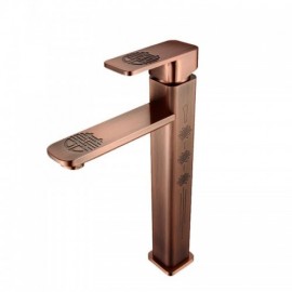 Chinese Classic Style Copper Basin Faucet For Bathroom