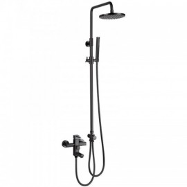 Modern Gray Shower Faucet With 3 Functions For Bathroom