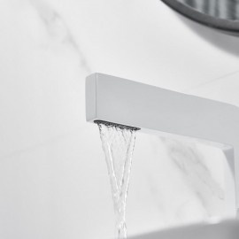 Single Handle Basin Mixer For Bathroom Black/Chrome/White/Brushed Nickel