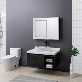 Round Transparent Glass Countertop Basin For Bathroom