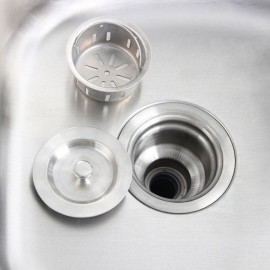 Black Stainless Steel Wall-Mounted Single Sink With Aluminum Support For Kitchen Optional Faucet