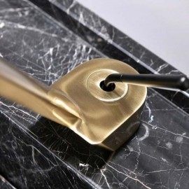 Unique Design Copper Basin Mixer For Bathroom Black/Chrome/Brushed Gold