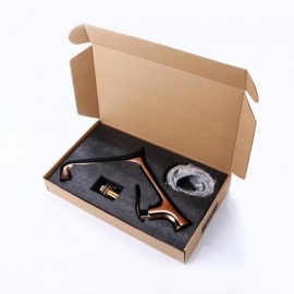 Copper Kitchen Mixer Faucet Cold Hot Water Rotating Spout With 4 Models