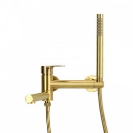 Wall-Mounted Copper Bathtub Faucet 3 Models In Modern Style