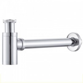 Chrome Plated Copper Anti-Odor Drainage Pipe Wall Mounted With Water Pipe