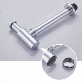 Chrome Plated Copper Anti-Odor Drainage Pipe Wall Mounted With Water Pipe