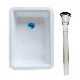 Modern Plastic Sink With Drainage Pipe For Kitchen