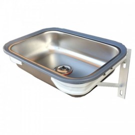 304 Stainless Steel Wall Mounted Sink For Modern Style Kitchen