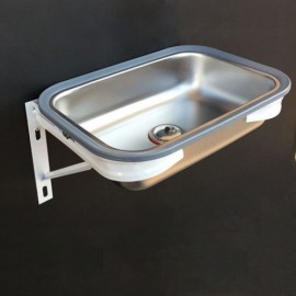 304 Stainless Steel Wall Mounted Sink For Modern Style Kitchen