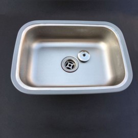 Stainless Steel Sink With Pipe Drainage Support For Kitchen Wall Mounting