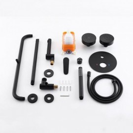 Classic Black 3-Function Concealed Shower System For Bathroom