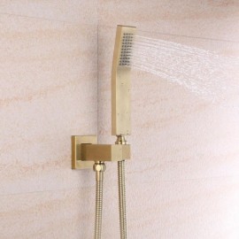 Classic 3-Function Bathroom Shower System Brushed Gold/Brushed Nickel