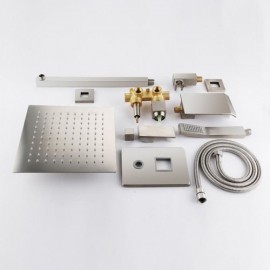 Classic 3-Function Bathroom Shower System Brushed Gold/Brushed Nickel