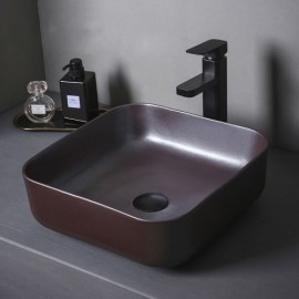 Coffee Ceramic Sink For Bathroom Toilet 4 Models