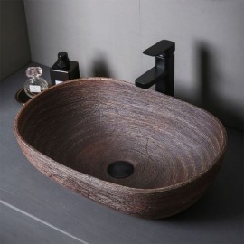 Countertop Ceramic Washbasin In Postmodern Industrial Style