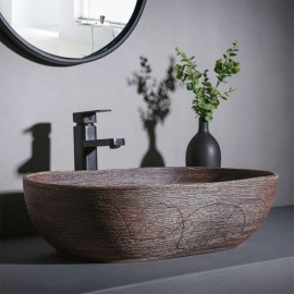 Countertop Ceramic Washbasin In Postmodern Industrial Style