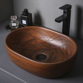 Industrial Retro Style Ceramic Sink For Bathroom Toilet