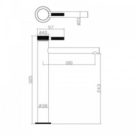 Classic Style Brushed Gold Basin Mixer For Bathroom