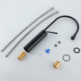 White Ceramic Countertop Sink Simple Modern For Bathroom Toilet