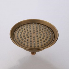 Bronze-Colored Copper Shower System With Shower Faucet And Shower Head For Bathroom