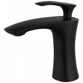 Black/Chrome/Brushed Gold Single Handle Basin Faucet For Bathroom