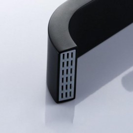 Black Kitchen Faucet Wall Mounted Copper Cold Water Right Hand Switch Handle