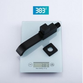 Black Copper Kitchen Faucet Cold Water Wall Mounted