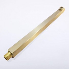 Brushed Gold Finish Thermostatic Shower System For Bathroom For Ceiling Shower Head