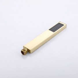 Brushed Gold Finish Thermostatic Shower System For Bathroom For Ceiling Shower Head