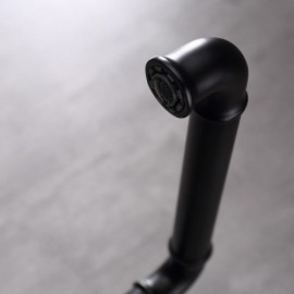 Classic Black Double Handle Modern Kitchen Mixer Faucet