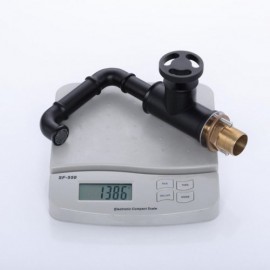 Classic Black Copper Basin Mixer Single Handle For Bathroom