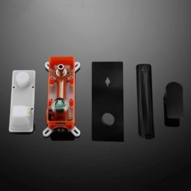 Brushed Gold/Black Copper Wall Mounted Basin Mixer For Bathroom