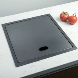 Concealed Stainless Steel Sink With Mixer Faucet Single Bowl With Lid