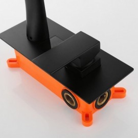 Single Handle Chrome/Black Wall Mounted Sink Faucet Led Display